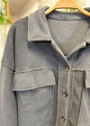 Warm Up Fleece Jacket (Charcoal)