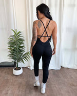 Rosalia Long Jumpsuit (Black)