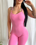 Rosalia Long Jumpsuit (Rosy Pink)