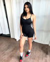Rosalia Shorts Jumpsuit (Black)